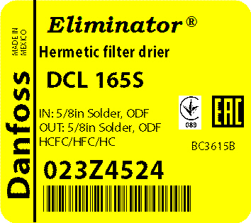 Фильтр Danfoss DCL 165S