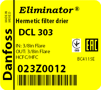 Фильтр Danfoss DCL 303 3/8
