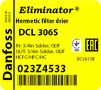 Фильтр Danfoss DCL 306S